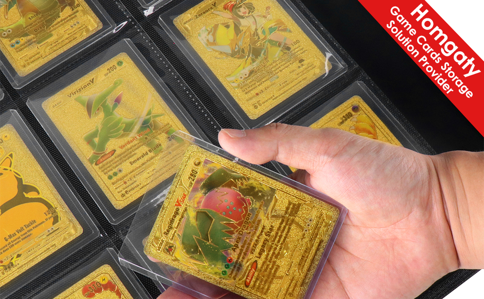 9 Pocket Toploader Binder Holds 216+ 3" x 4''Toploaders