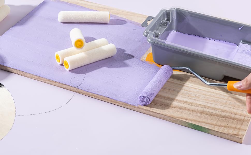 Mister Rui Paint Rollers, Mohair Paint Roller, Wool Blend Paint Roller