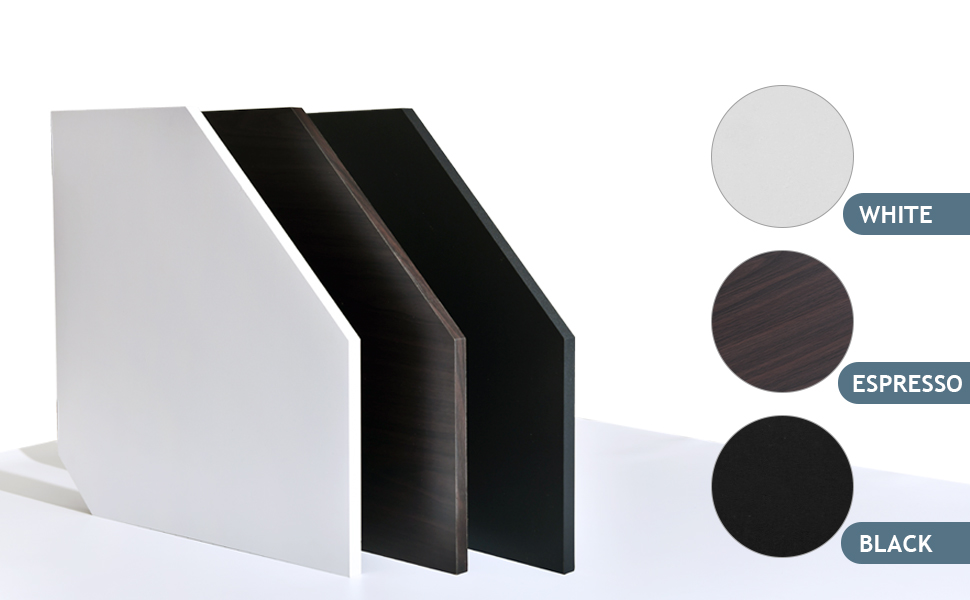 JOLLYMER 20Inch Black Floating Corner Shelf, Pentagon