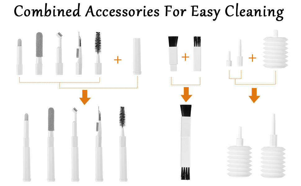 Laptop Screen Keyboard Cleaning Kit, 20 in 1 Electronic Cleaning Brush Tool Kit, Cell Phone