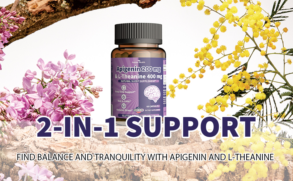 Apigenin with L-Theanine Supplement