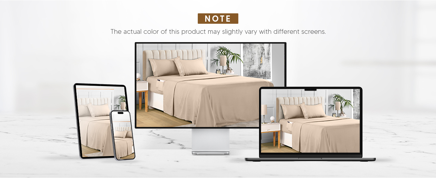 light effect on sheet set