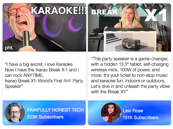 Ikarao Break X1 Karaoke Machine