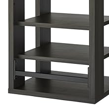 ハヤミ　オーディオラック Amazon | ハヤミ工産 オーディオラック 棚板1枚付き 黒木目調 G