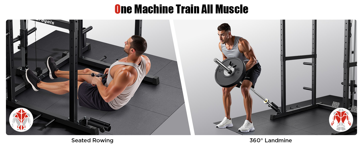 power cage with pulley system