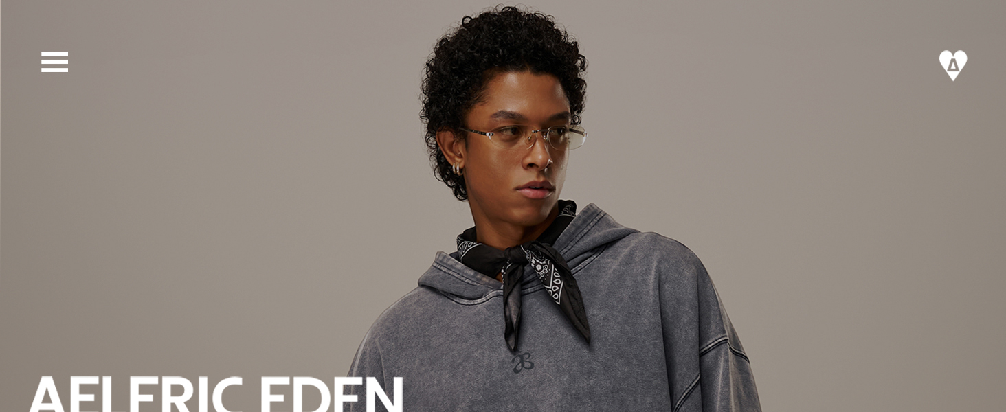 Aelfric Eden Essential Vintage Washed Distressed Faded Hoodies