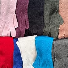HILLSAHDE womens scarf and glove set