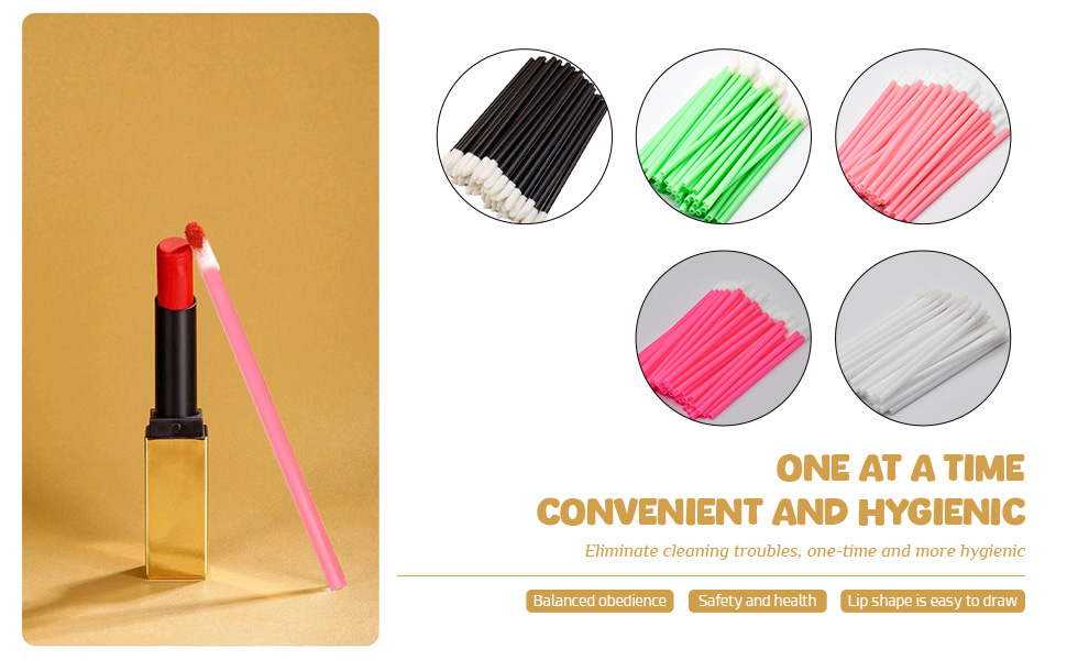 Wegwerp Lip Borstels Lip Wands Make-up Gereedschap Voor Lippen Ogen Micro Applicator Concealer Borstels