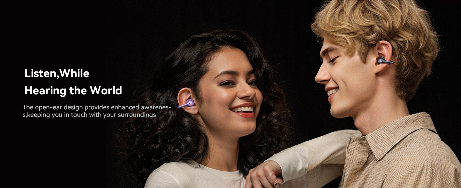 open ear bluetooth headphones ear earbuds comfortable earbuds