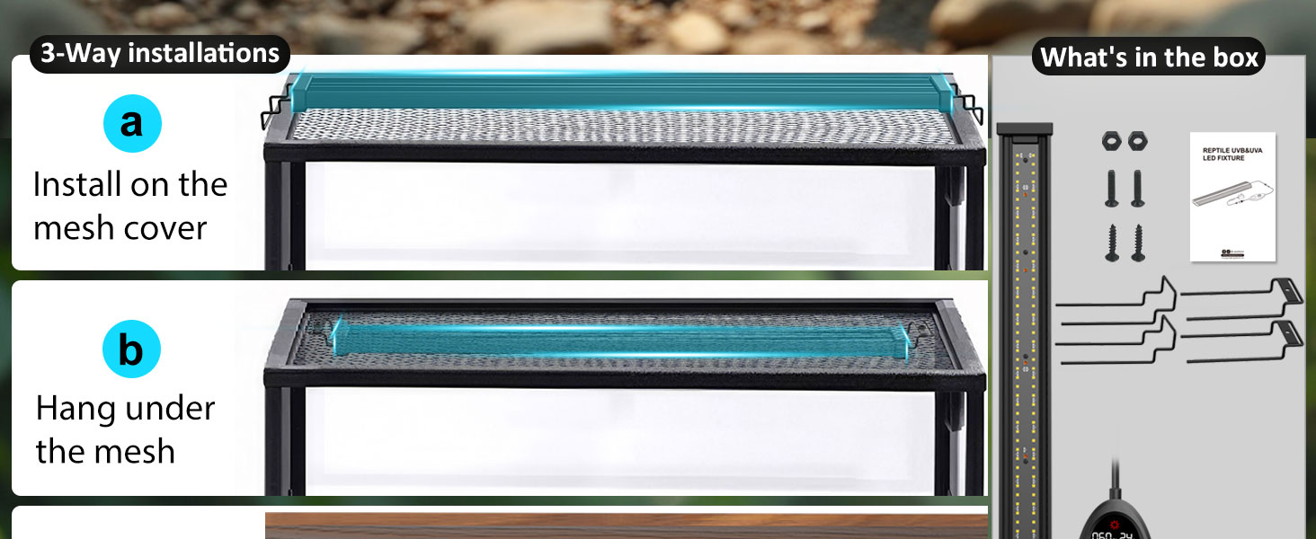 LED UVB Reptile Light