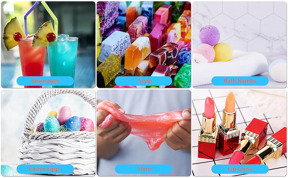 Food Coloring 20 Color Food Grade Rainbow Fondant Cake