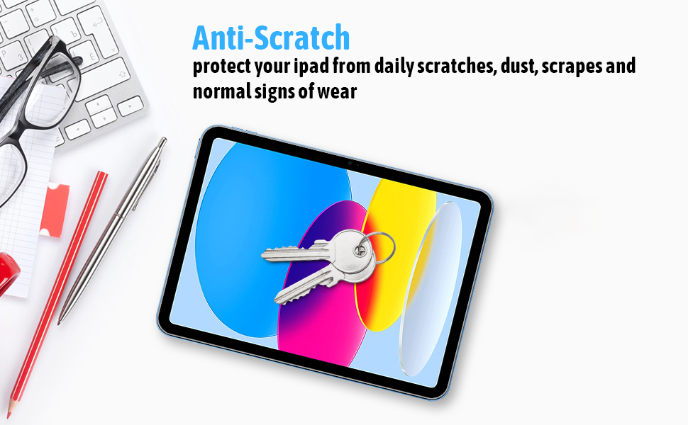 [2 Pack] T Tersely Screen Protector for iPad 10th Generation (10.9inch