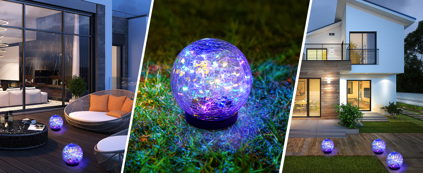 Solar Balls for Garden
