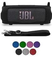 co2CREA Silicone Case for JBL Flip 7 Portable Waterproof Speaker, Portable Travel Soft Cover with...