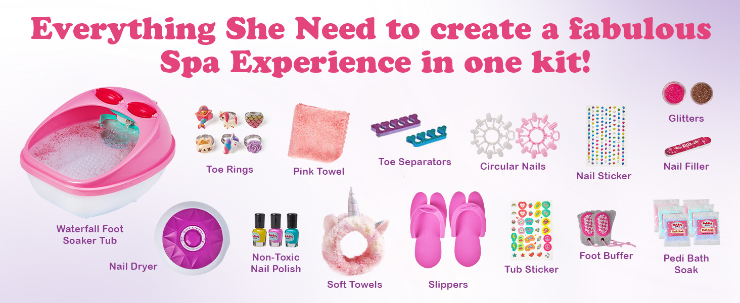 Kids Spa Day Kit for Girls