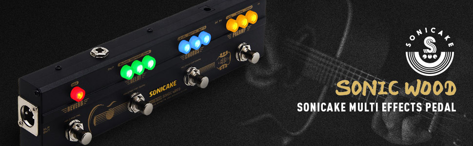 Amazon | SONICAKE ディレイ＆リバーブ＆コーラス＆プリアンプ