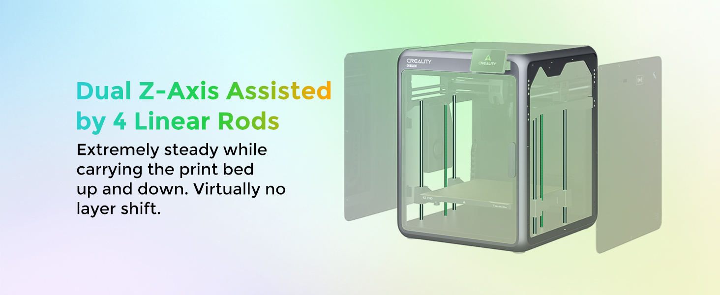 Official Creality K2 Combo 3D Printer, Multicolor 3D Printers with CFS, 600mm/s Printing Speed 300℃ Direct Drive Extruder Auto Leveling Chamber AI Camera, Printing Size 10.24x10.24x10.24 inch 16 k2 combo