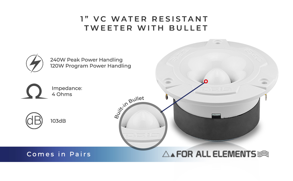 DS18 EN6P Universal Speaker Pods Bundle 1 Set Left