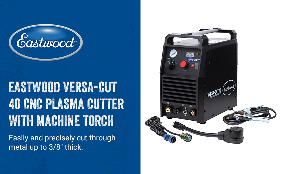 Eastwood VersaCut CNC Cut 40A Plasma Cutter Machine with Cutting