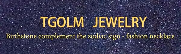 zodiac birthstone necklace