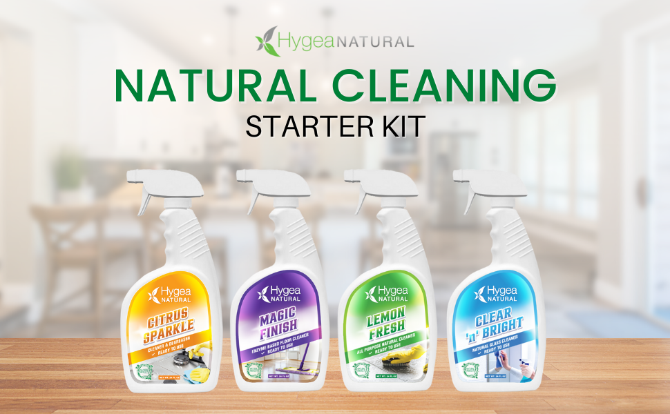 Hygea Natural Ready To Use Cleaning Starter Kit 24 oz