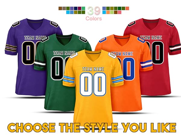 Amazon.com : Custom Mesh Football Jersey Sports Uniform
