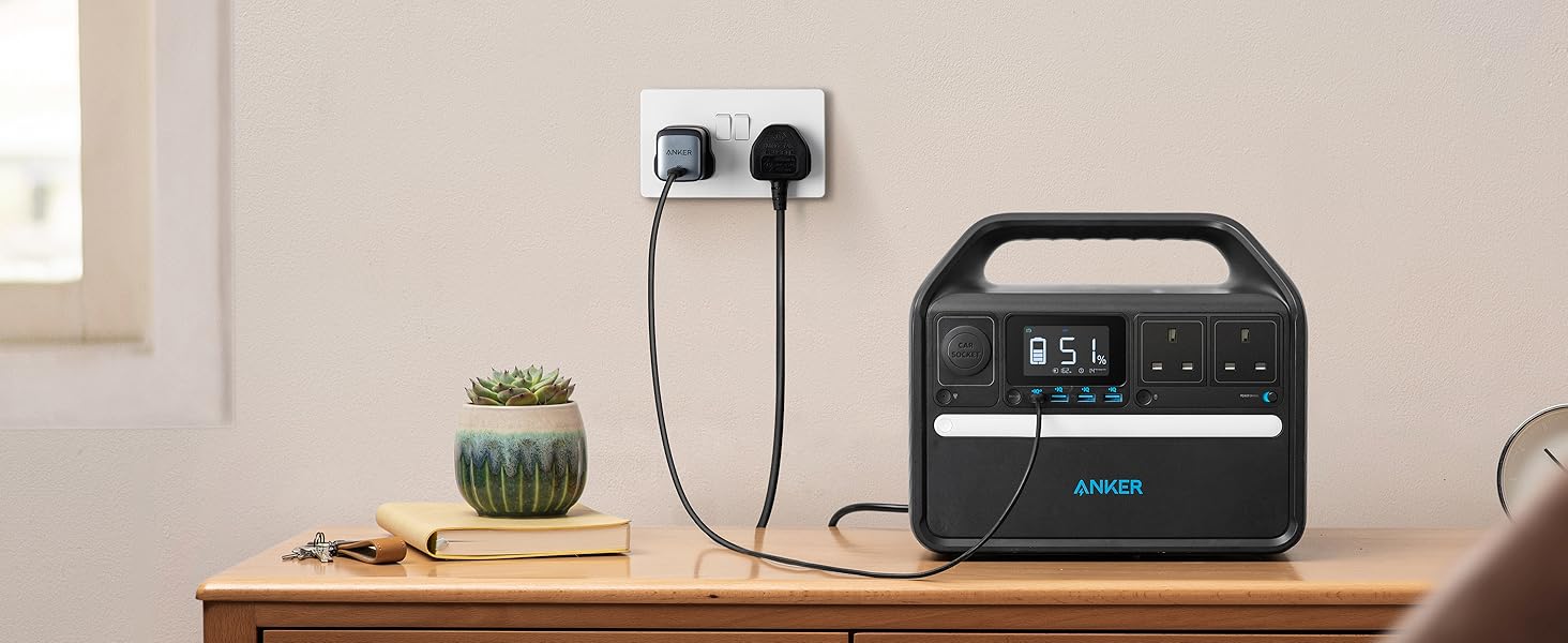 在庫お得】 Anker 535 Portable Power Station 地震に備えて 9KExN