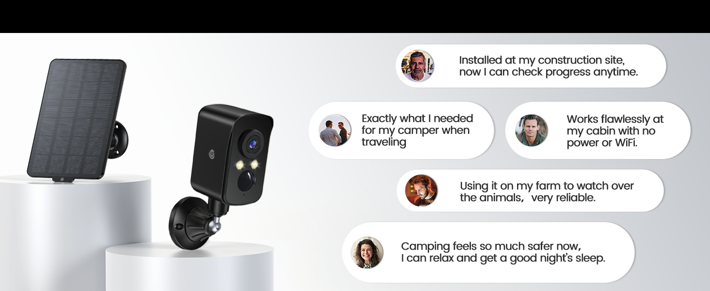 4G LTE Cellular Security Camera