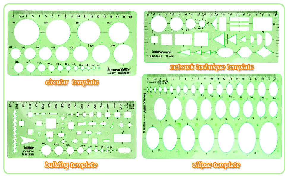 Drafting Drawing Stencils