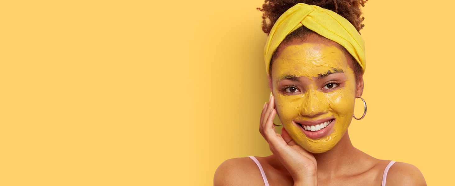 Face Scrub Turmeric and Vitamin C, Facial Peeling Cream Organics