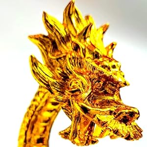 金色ドラゴン 置物 球体付き Amazon.co.jp: 龍 置物 クリスタル 風水 立体 昇運 開運 金運