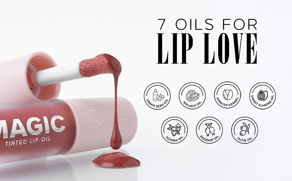 TInted lip oil