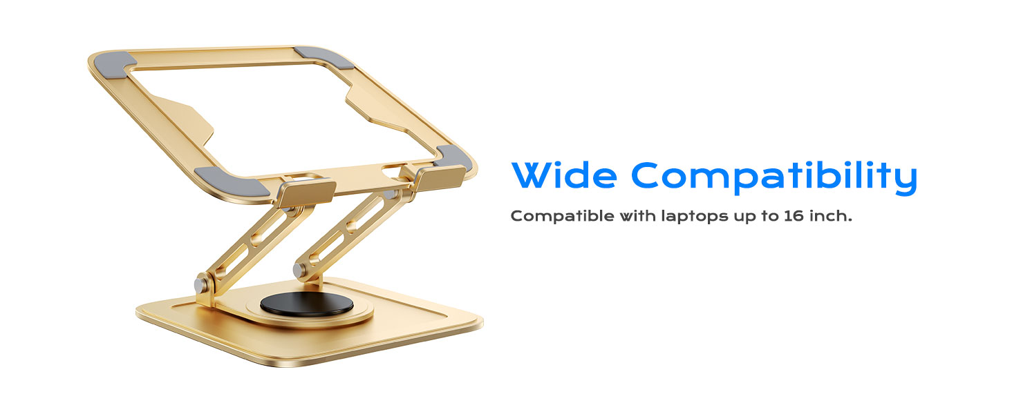 Aluminum alloy laptop stand,Ergonomic laptop stand,Compatible with a wide range of laptop stands
