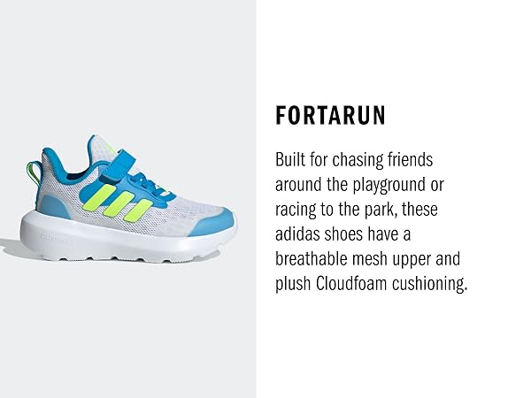 Amazon.com | adidas Fortarun 3.0 Elastic Lace Sneaker, Olive