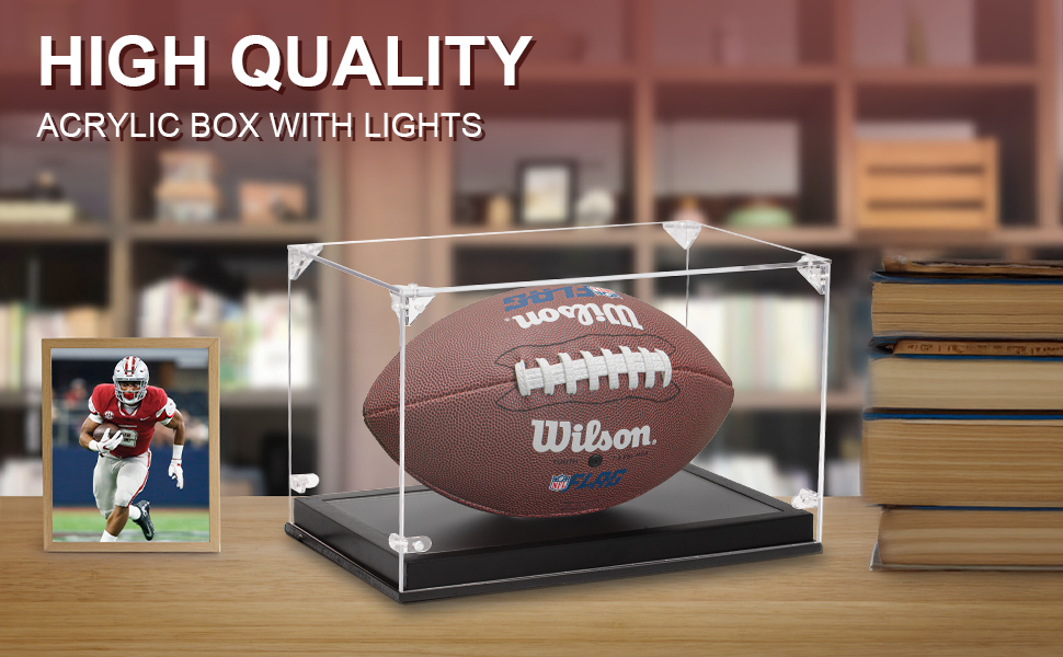 football display with light
