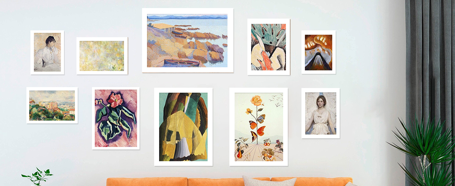 Falling in Art 50 Pack AcidFree Mat Boards 11x14 Uncut White Backing Boards, 4