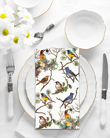 bird napkins