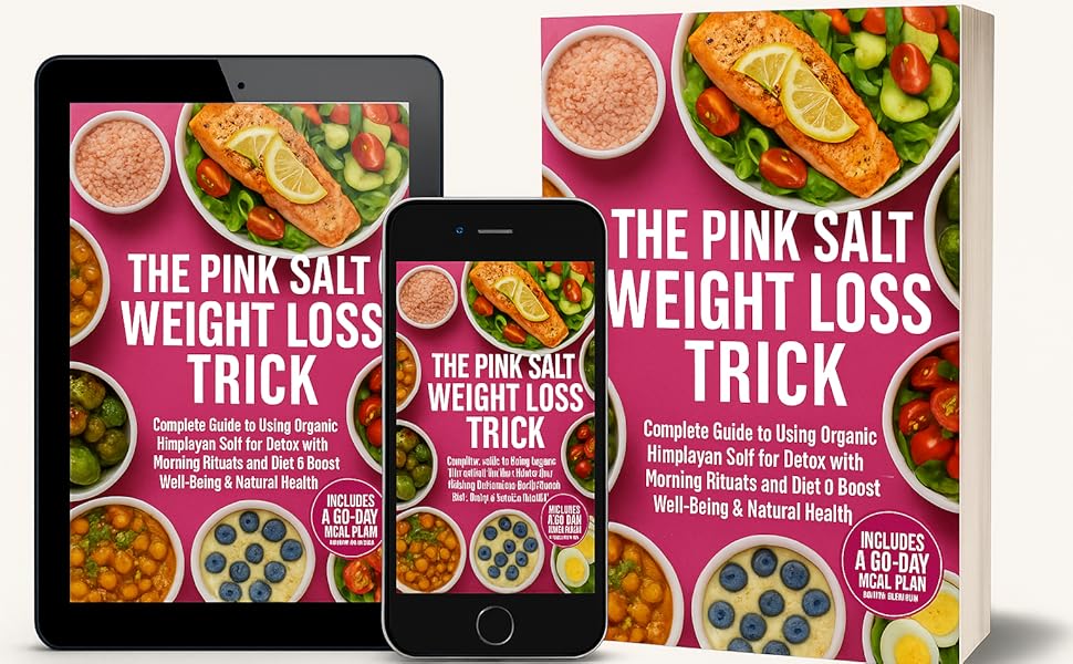 weight loss book pink salt diet Himalayan salt detox natural weight loss 60-day meal plan