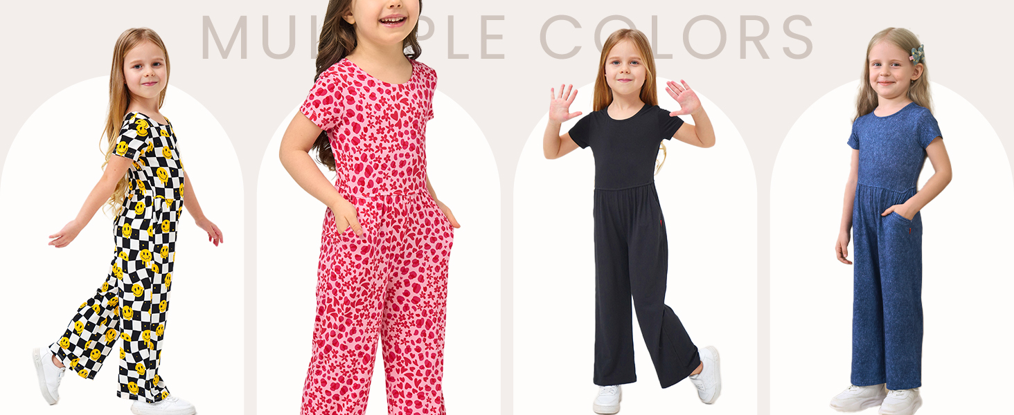 Bamboo viscose Toddler Girls Jumpsuit
