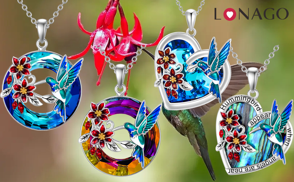 hummingbird necklace