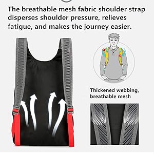 Mesh breathable shoulder strap