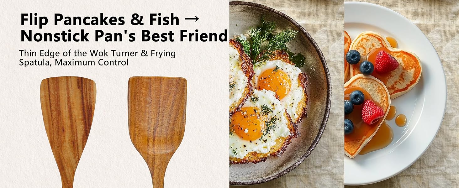 Flip Pancakes &amp; Fish → Nonstick Pan&#39;s Best Friend