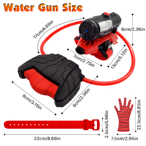 water gun size