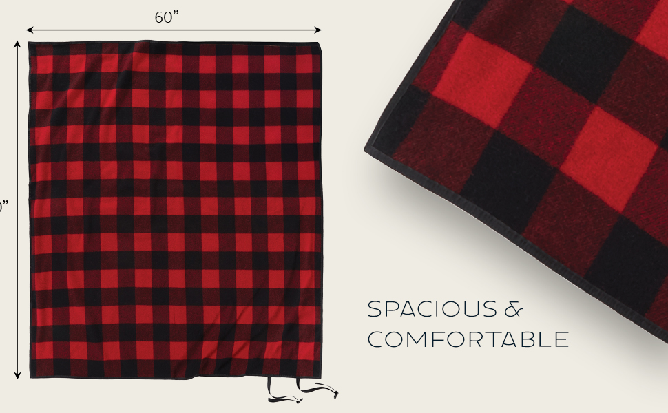 Pendleton Nylon Backed Roll-Up Blanket