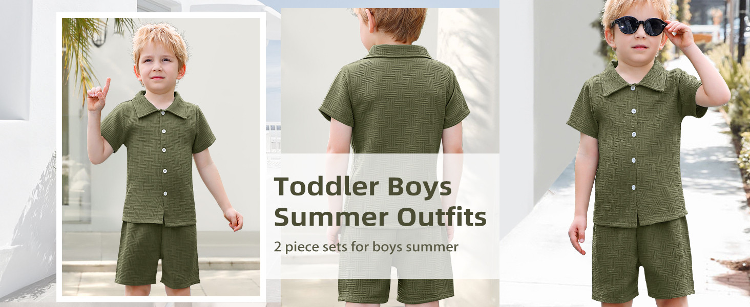 boys green outfits