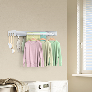clothes drying rack wall mounted