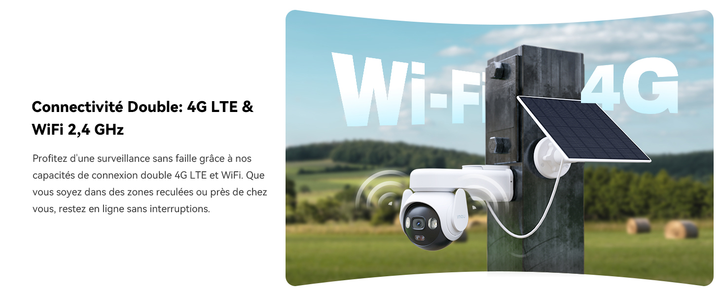 Appareil photo extérieur 4G