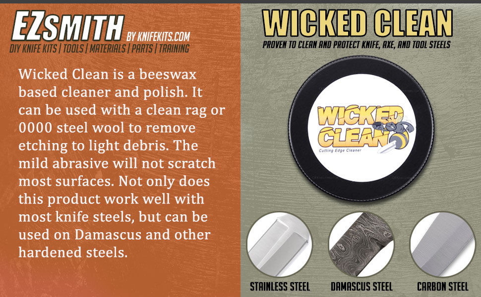 wicked clean knife cleaner
