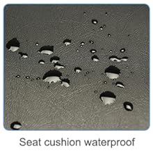 Removable waterproof black seat panel