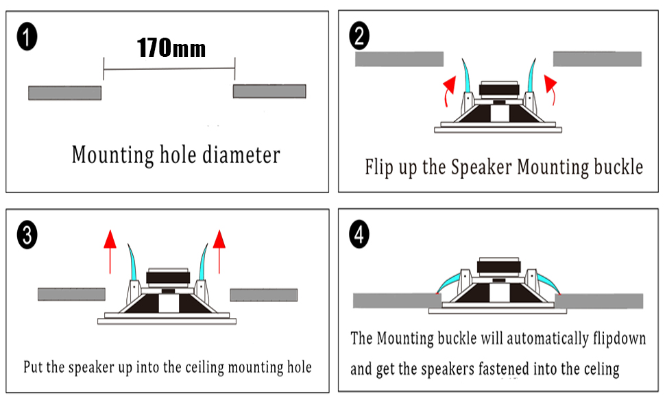 ceiling speakers/in ceiling speakers